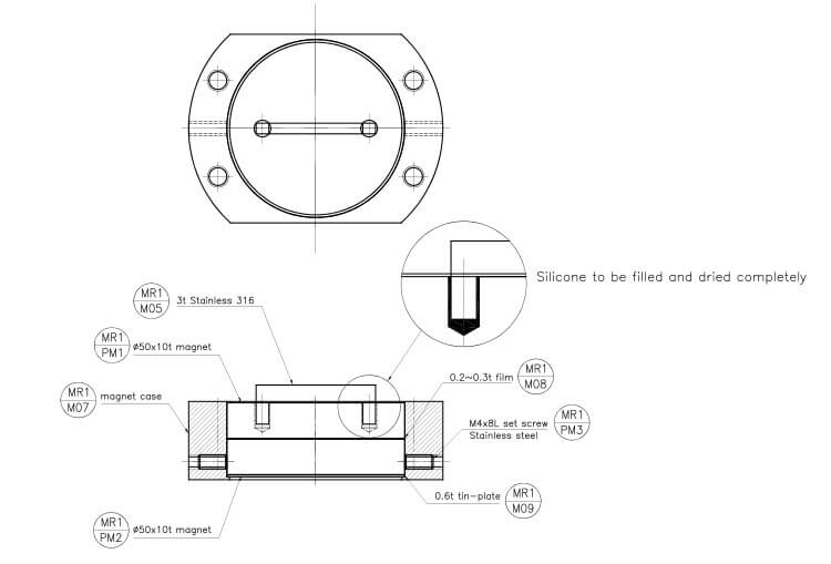 Magswitch Technical drawing