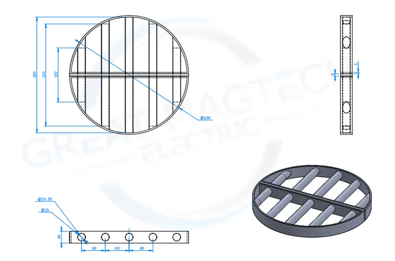 Technical Drawings of Magnetic Grill Technical Drawings of Magnetic Grill