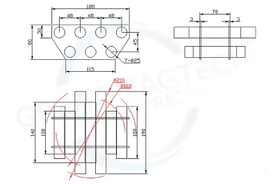 Technical Drawings of Magnetic Grill Technical Drawings of Magnetic Grill
