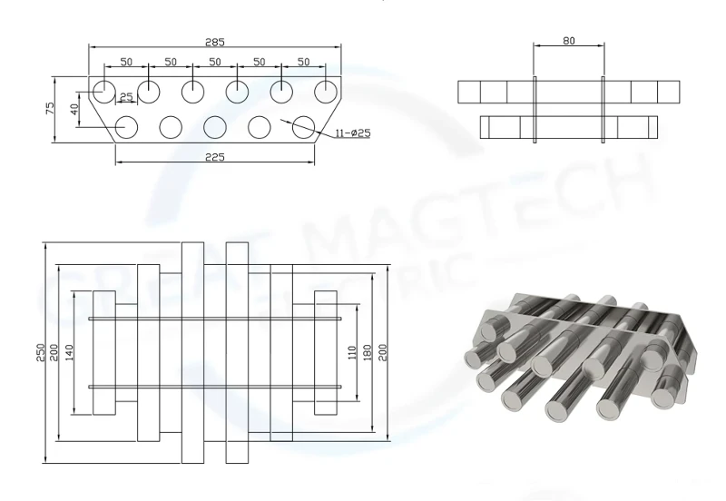 Double Layer Hopper Magnet Double Layer Hopper Magnet